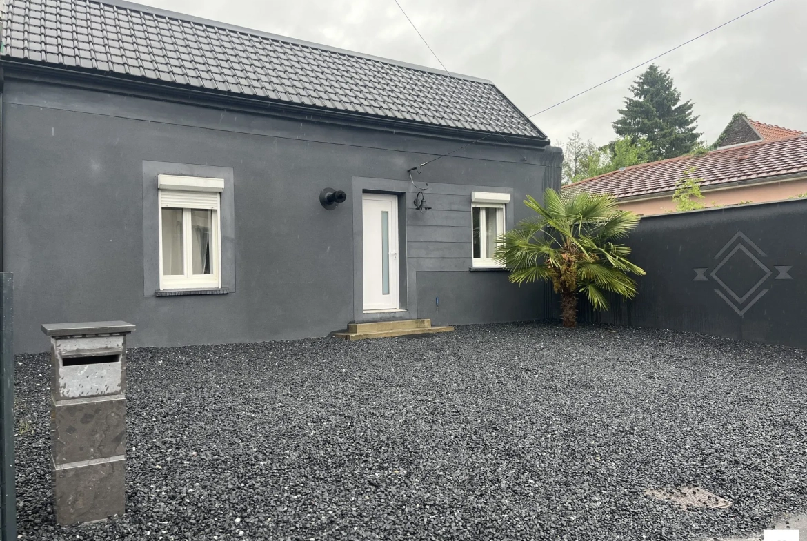 Belle maison de plain-pied à vendre à Bruay-sur-l'Escaut avec jardin et dépendances 