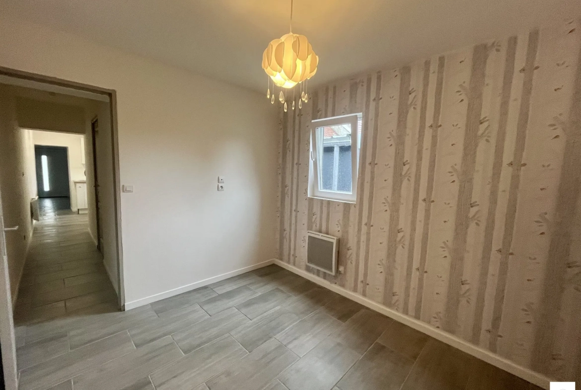 Belle maison de plain-pied à vendre à Bruay-sur-l'Escaut avec jardin et dépendances 