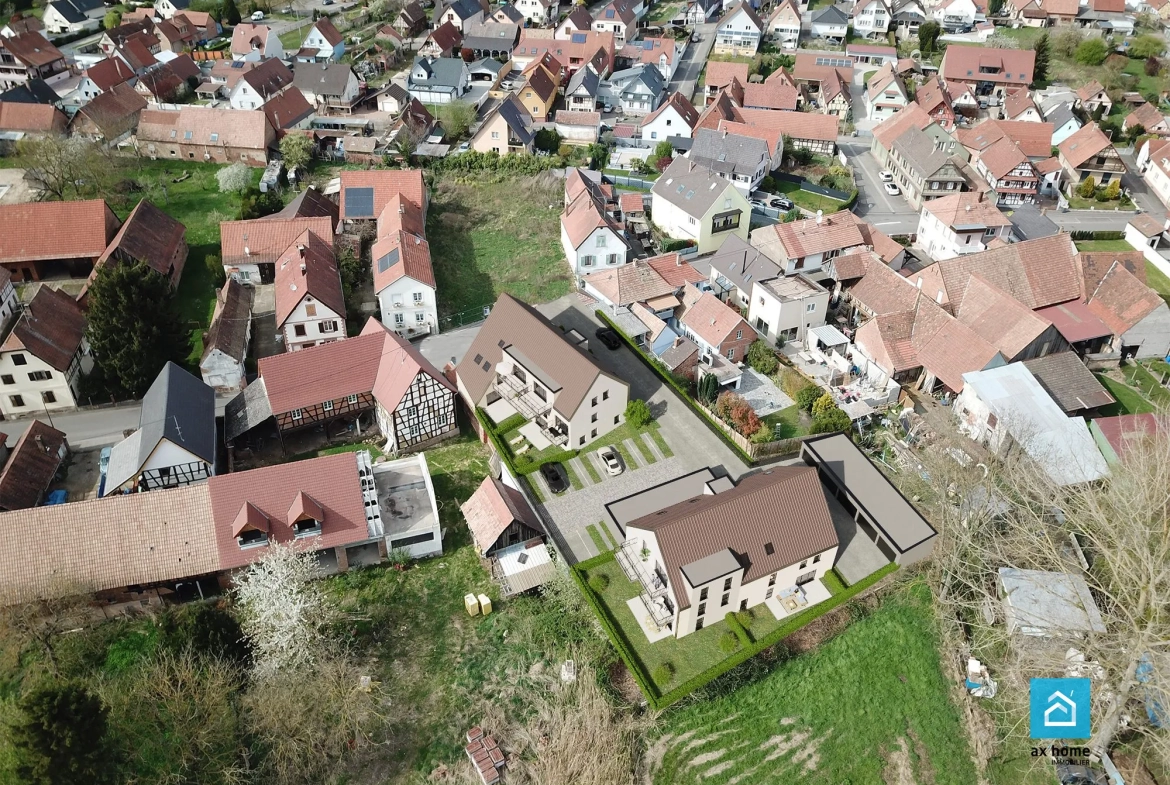 Appartement 2 pièces à vendre à Gries – Terrasse et parking inclus 