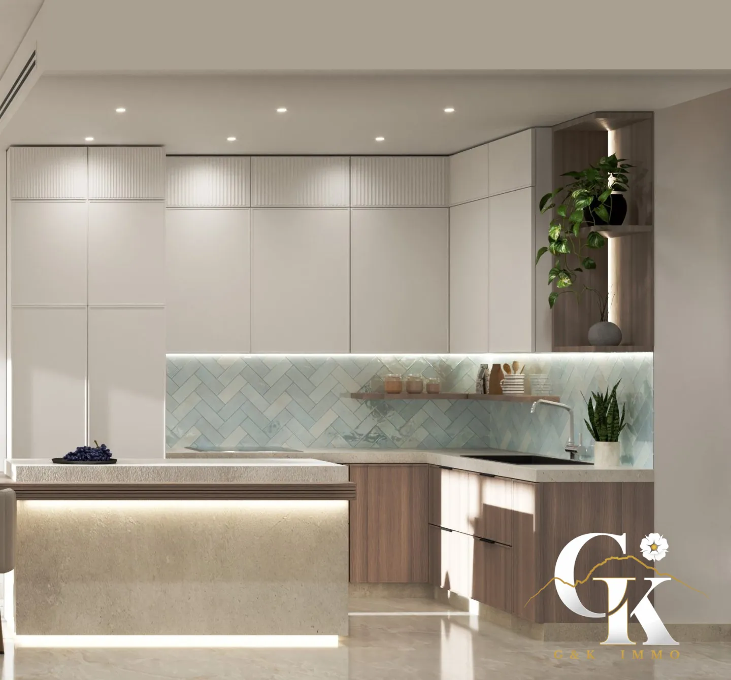 Appartement studio de luxe à Dubaï avec vue dégagée, piscine et parking privé 