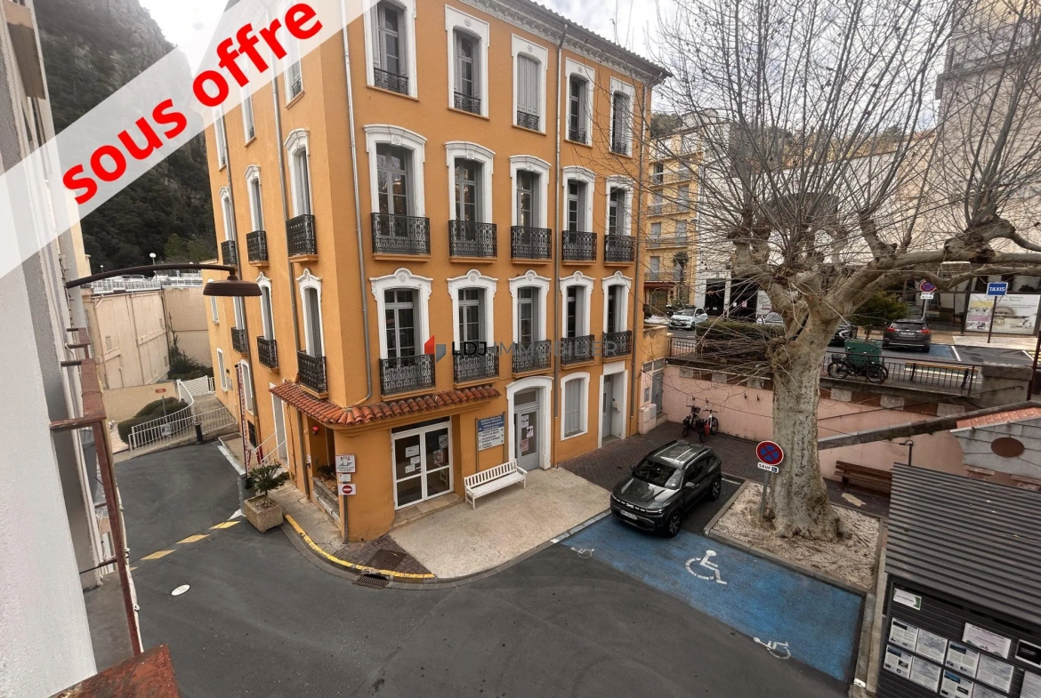 Studio de 22 m² avec balcon à vendre à Amélie-les-Bains-Palalda 