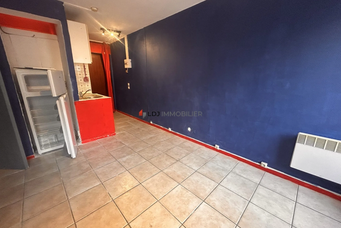 Studio de 22 m² avec balcon à vendre à Amélie-les-Bains-Palalda 