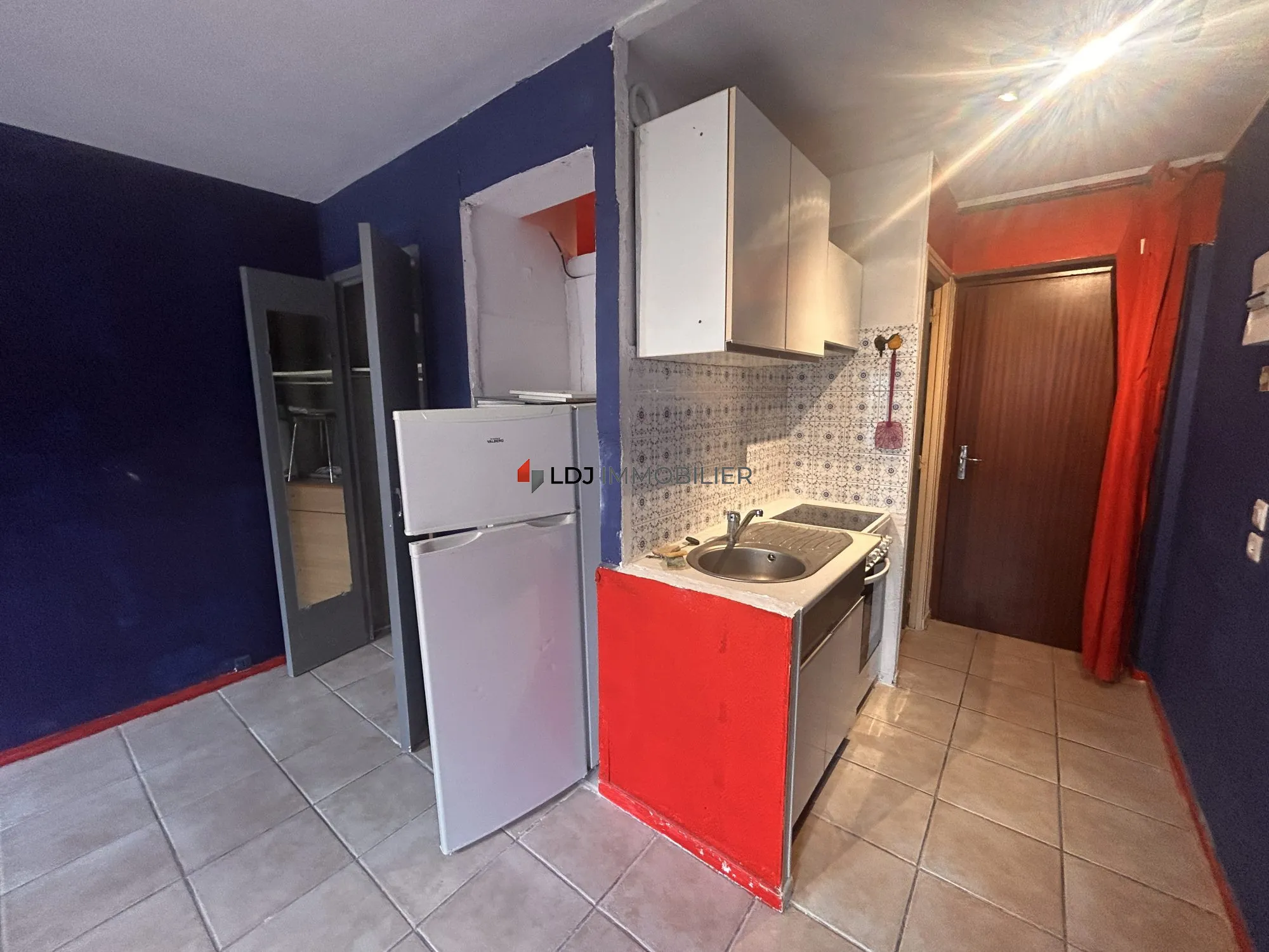Studio de 22 m² avec balcon à vendre à Amélie-les-Bains-Palalda 