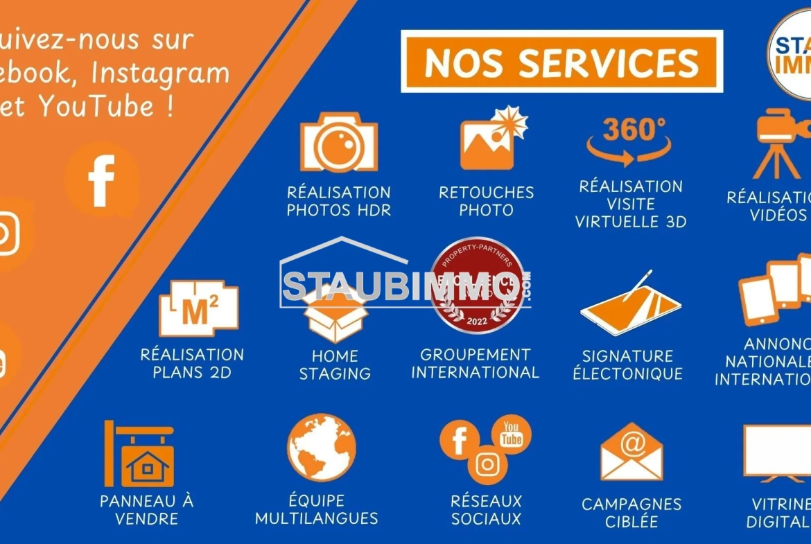 Achat appartement 3 pièces de 77 m² avec balcon à Saint-Louis 
