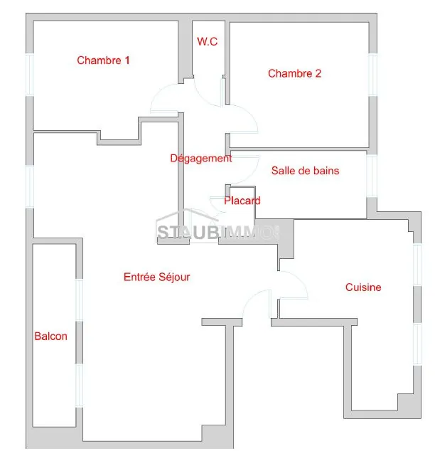 Achat appartement 3 pièces de 77 m² avec balcon à Saint-Louis 