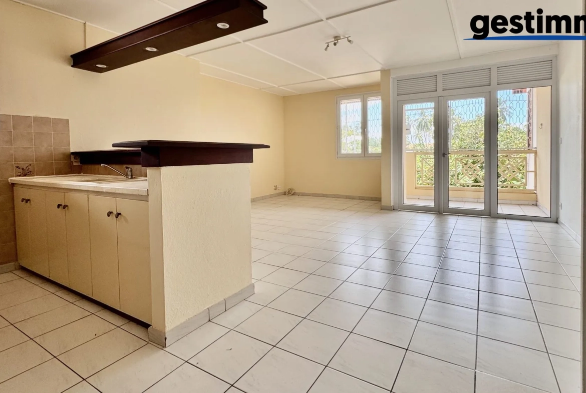 Bel appartement T3 à vendre dans résidence sécurisée à Cayenne 