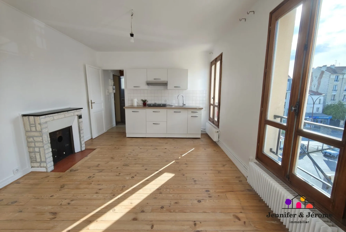 Appartement 2 pièces à Deuil-La-Barre de 33 m² avec cave et proche gare 