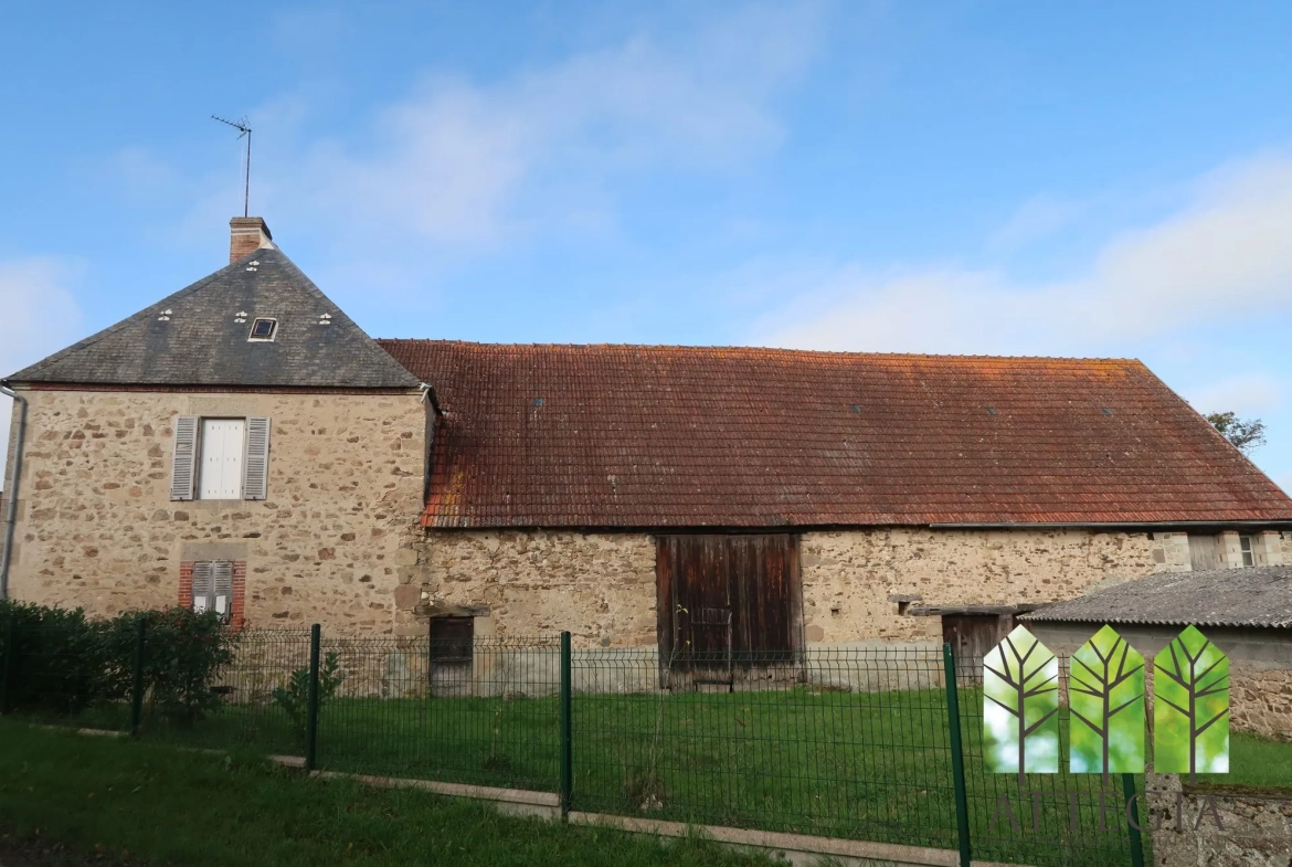 Grande maison à Bonnat avec dépendances et terrain de plus de 9 000 m² 