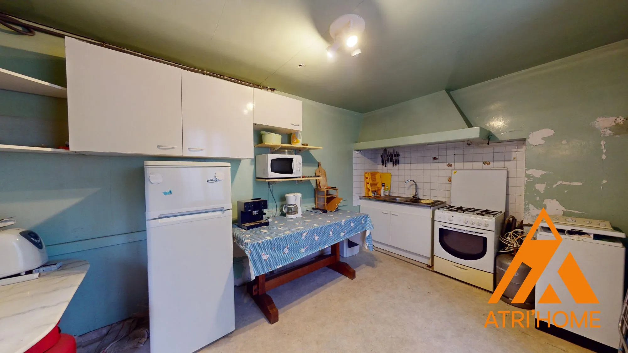 Maison individuelle à vendre à Saint-Santin-Cantalès avec terrain et potentiel de rénovation 