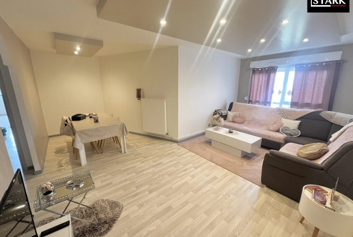 Bel appartement rénové de 85 m² avec 3 chambres à Valdoie 