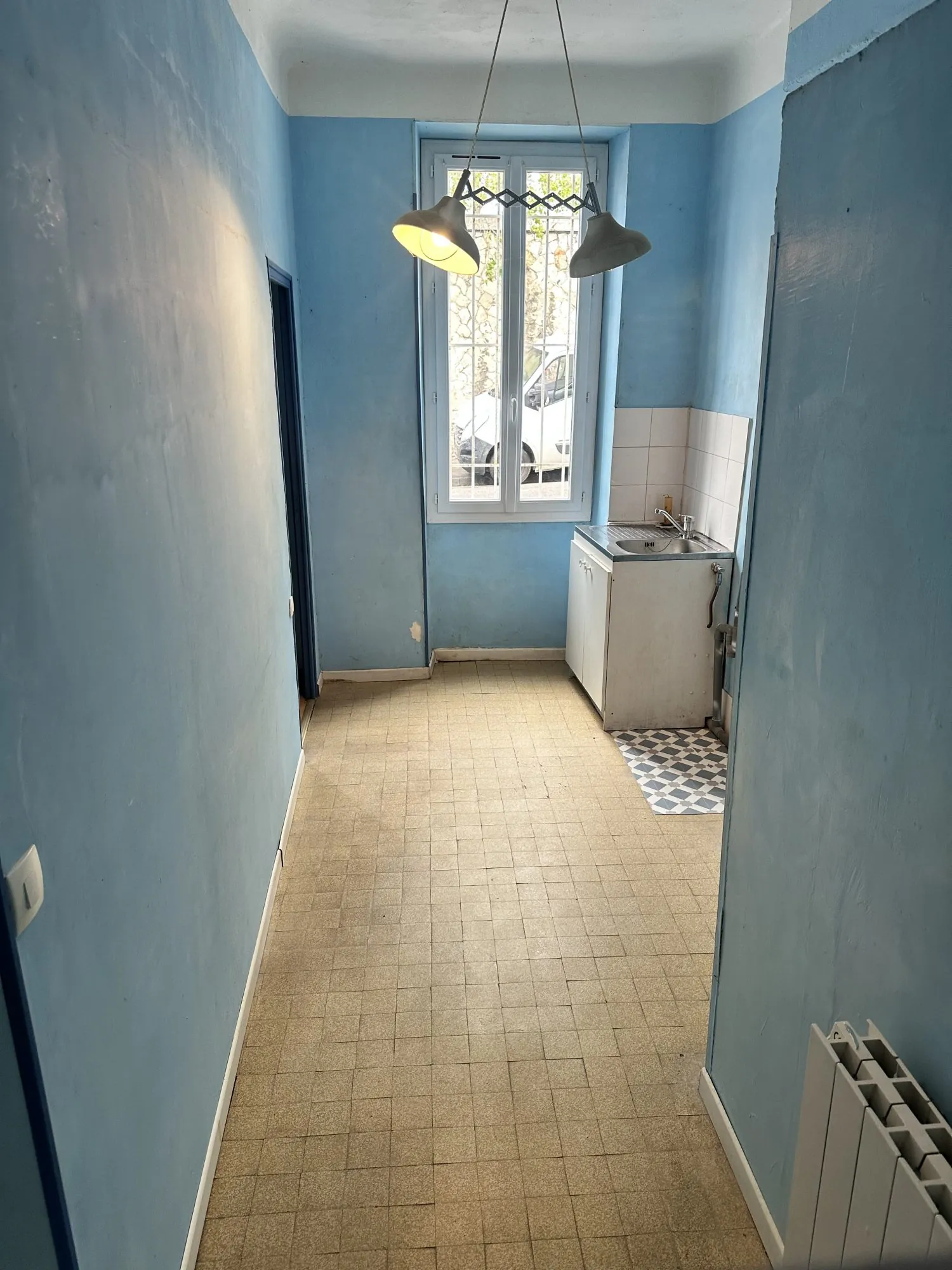 Cuisine separée Appartement T1 à rénover de 28 m² à Marseille – Opportunité à saisir 