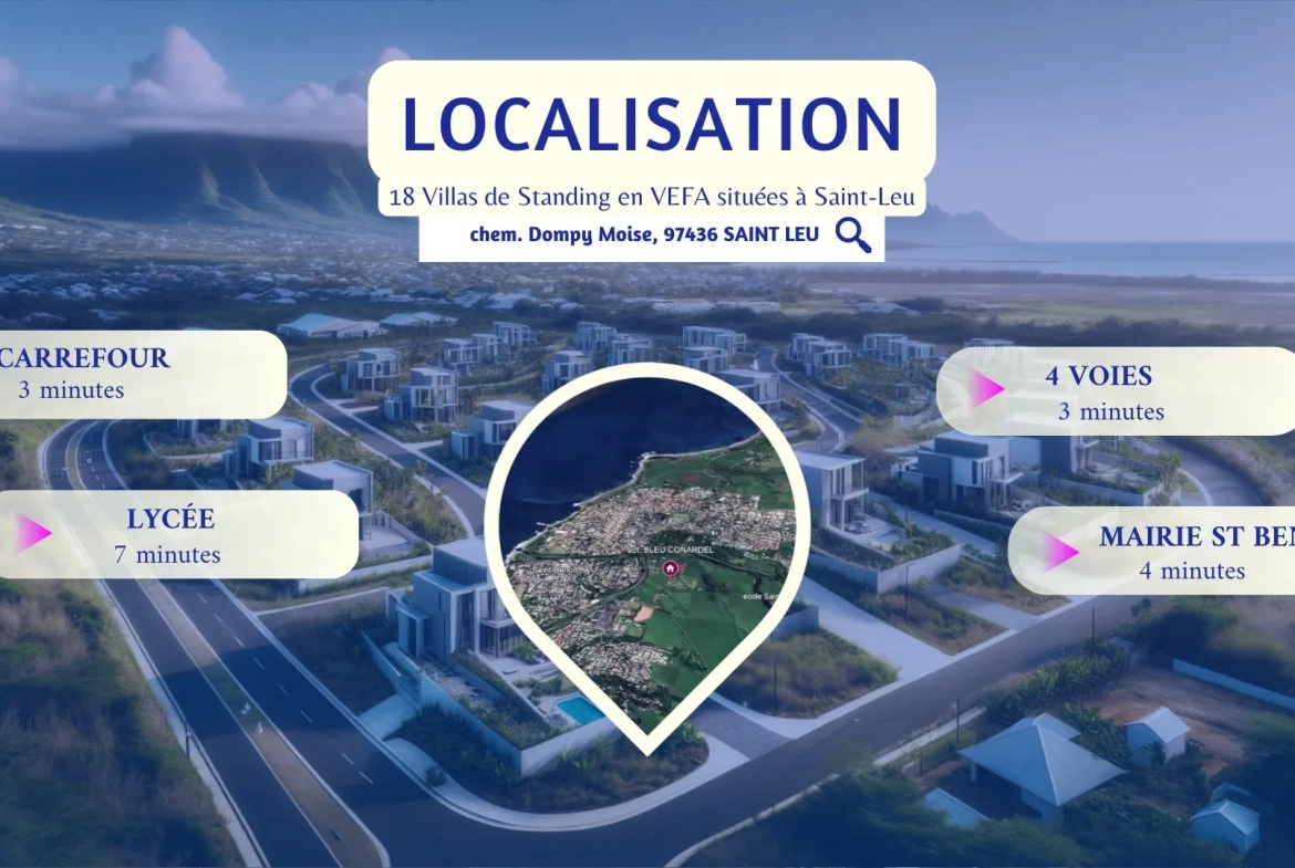 Terrain constructible de 395 m² à Saint-Benoît, emplacement privilégié 