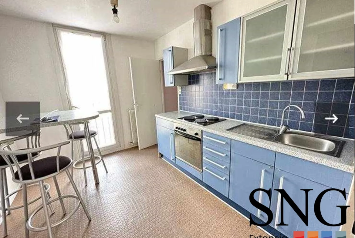 Appartement T5 lumineux de 90m² avec balcon et parking à Wattignies 