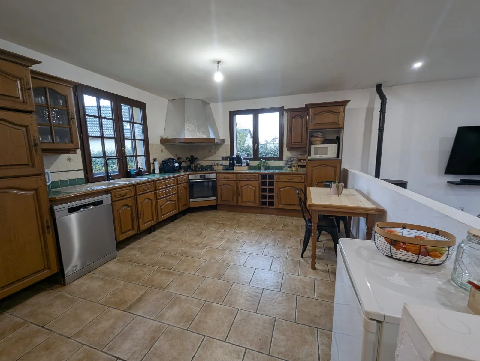 Maison à vendre entre Abbeville et Friville avec jardin proche de Valines 