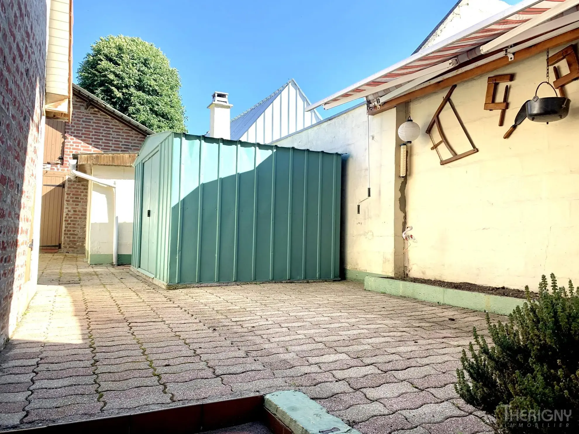 Maison avec 3 chambres, cour et dépendances à Gamaches, proche de la Baie de Somme 