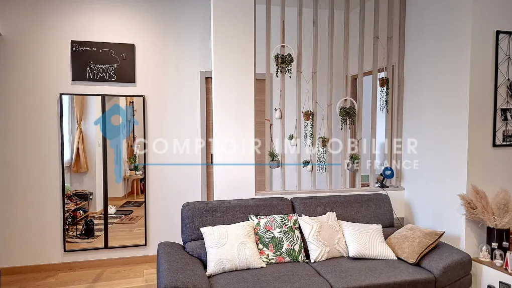 Appartement T3 de 60m² à Nîmes — Idéalement situé, lumineux et rénové 