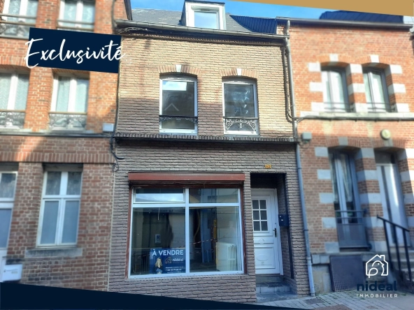Maison de ville à vendre à Avesnes-sur-Helpe - 112 m² avec 3 chambres