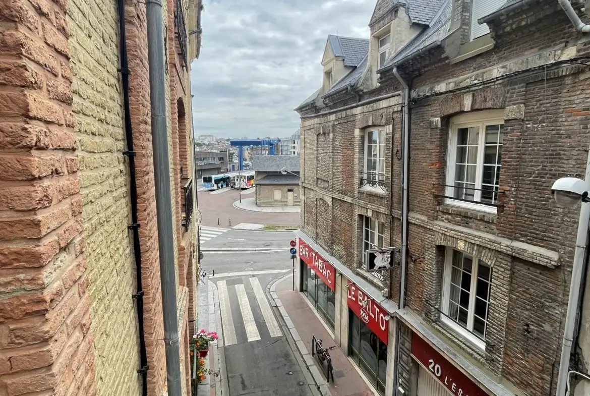 Appartement lumineux à vendre au cœur de Dieppe, 2 chambres, 70 m² 