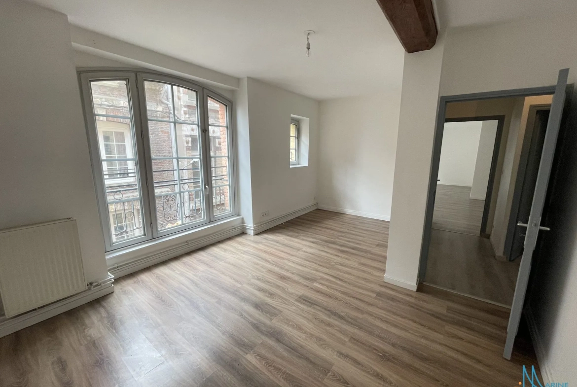 Appartement lumineux à vendre au cœur de Dieppe, 2 chambres, 70 m² 