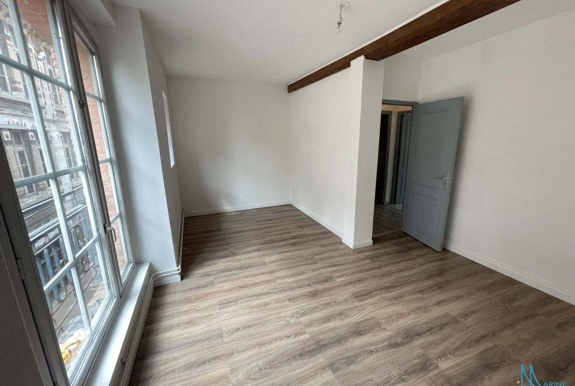 Appartement lumineux à vendre au cœur de Dieppe, 2 chambres, 70 m² 