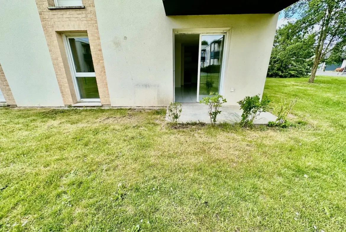 persepective extérieur Appartement T2 récent avec terrasse, stationnement et proximité écoles à Douai 