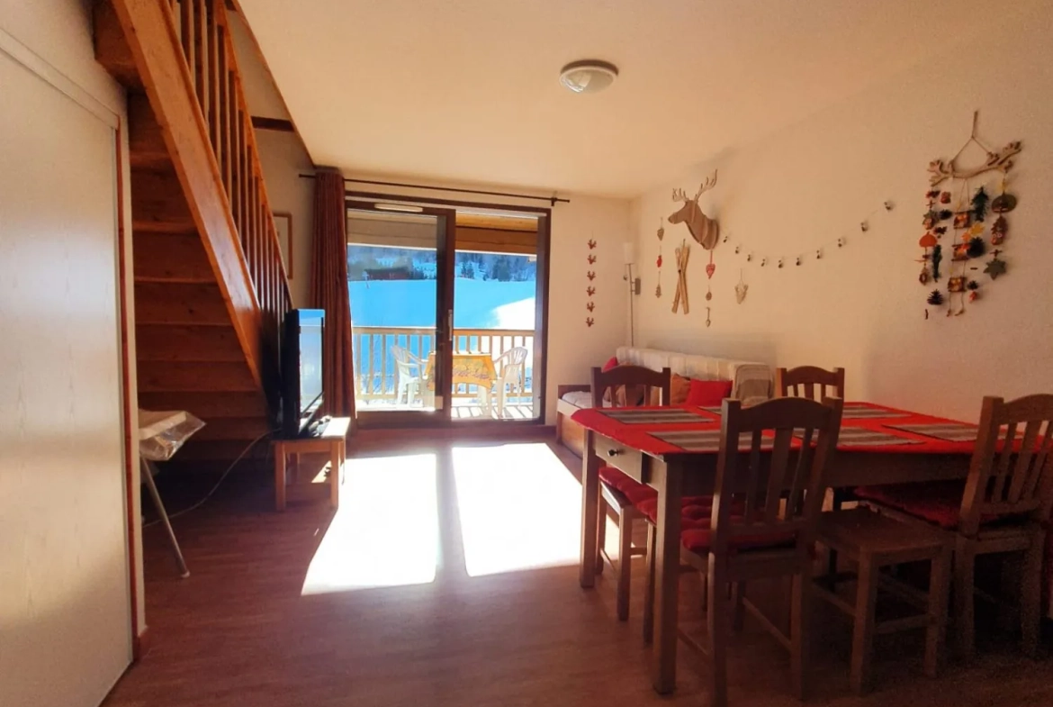 Appartement duplex meublé avec vue sur les pistes à Bottières, Saint-Pancrace 