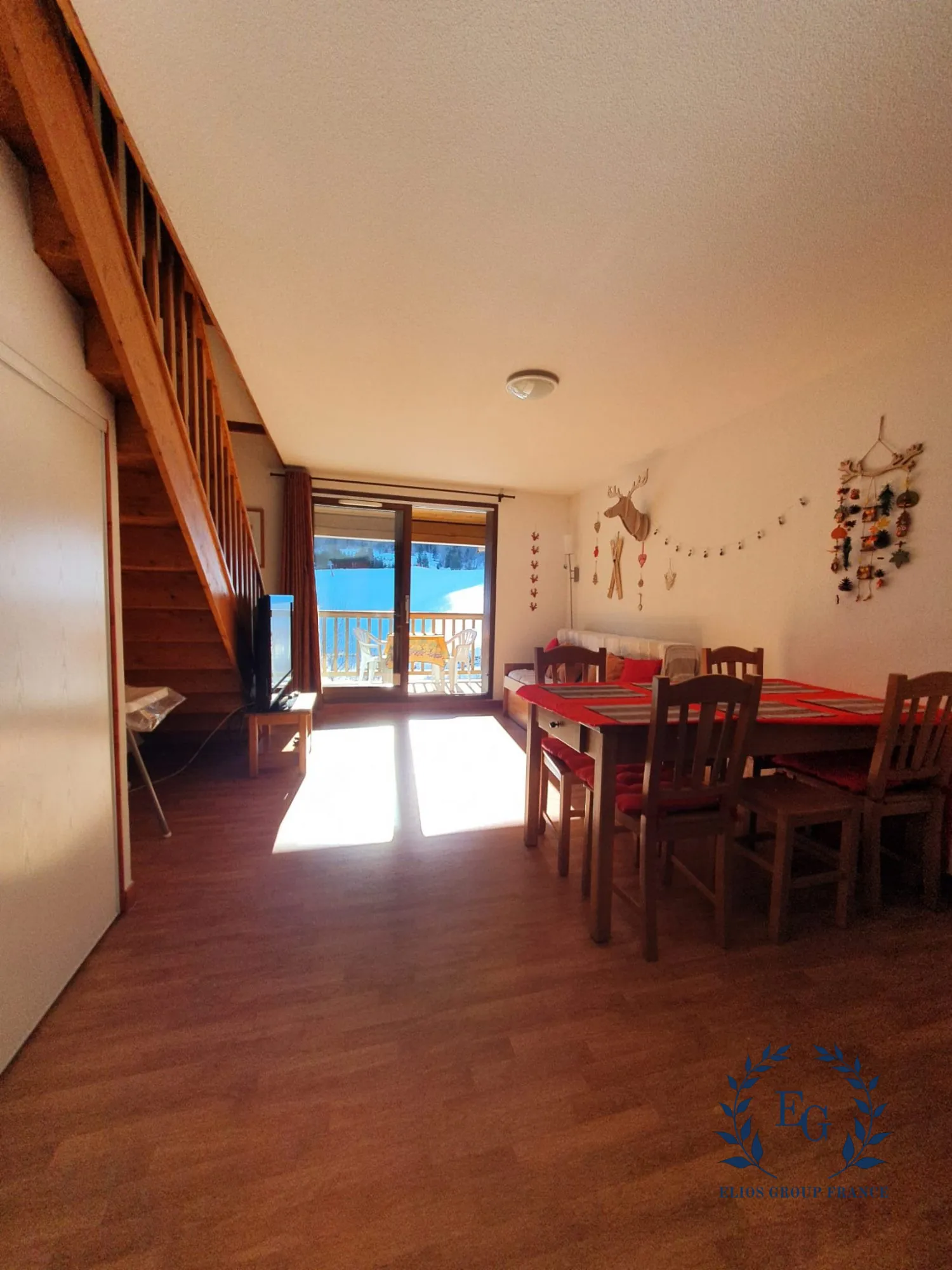 Appartement duplex meublé avec vue sur les pistes à Bottières, Saint-Pancrace 