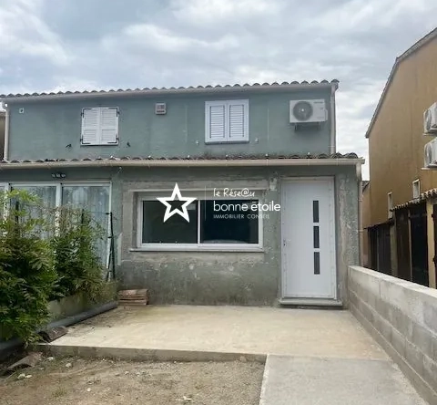 Maison de loisirs rénovée de 38 m² à Poggio-Mezzana, à 20 mètres de la plage
