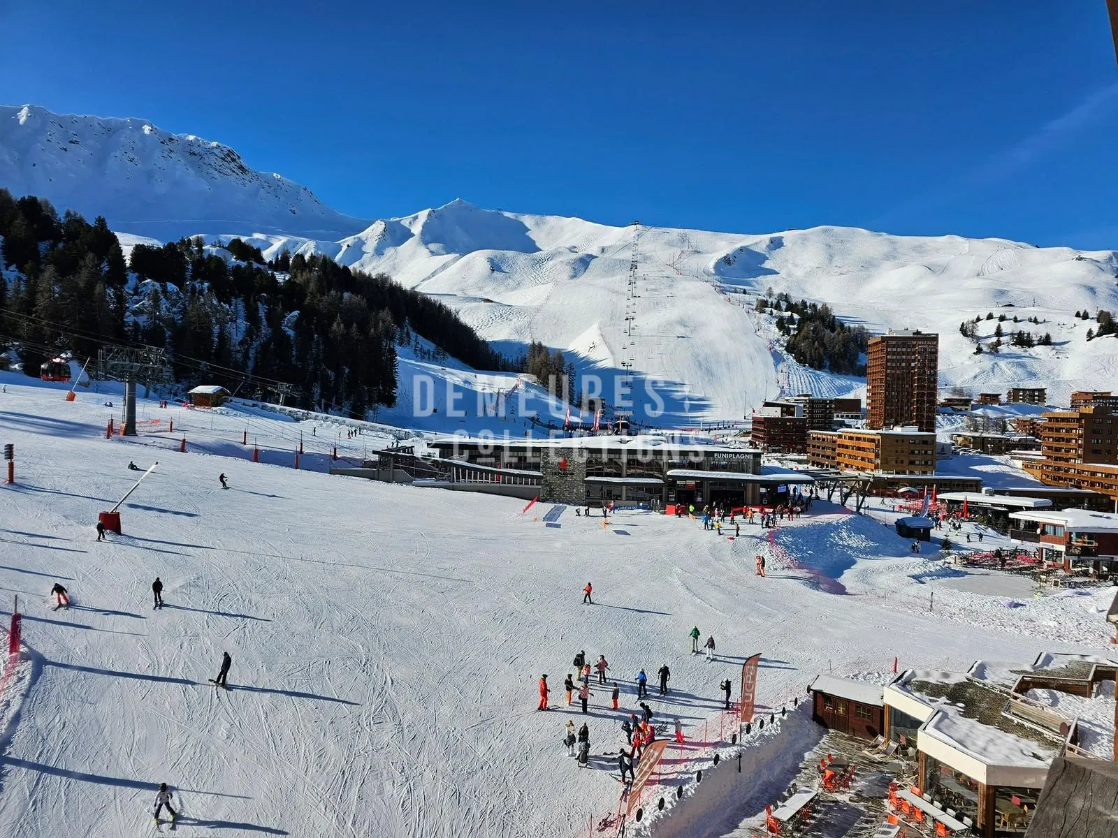 Studio 22 m² rénové avec vue sur pistes à La Plagne Centre 
