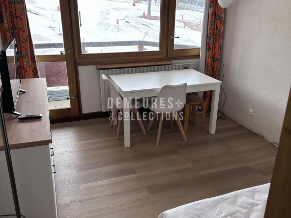 Studio 22 m² rénové avec vue sur pistes à La Plagne Centre