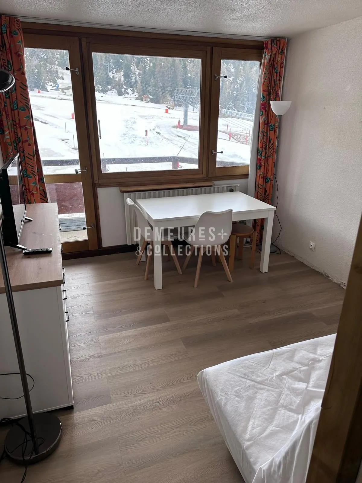 Studio 22 m² rénové avec vue sur pistes à La Plagne Centre 