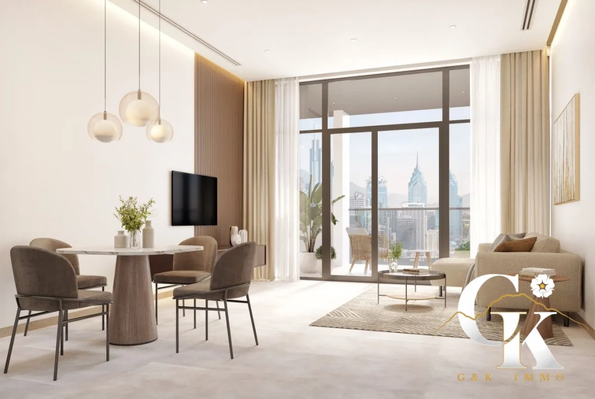 Studio neuf avec balcon et piscine à Dubai - Opportunité unique 2026 