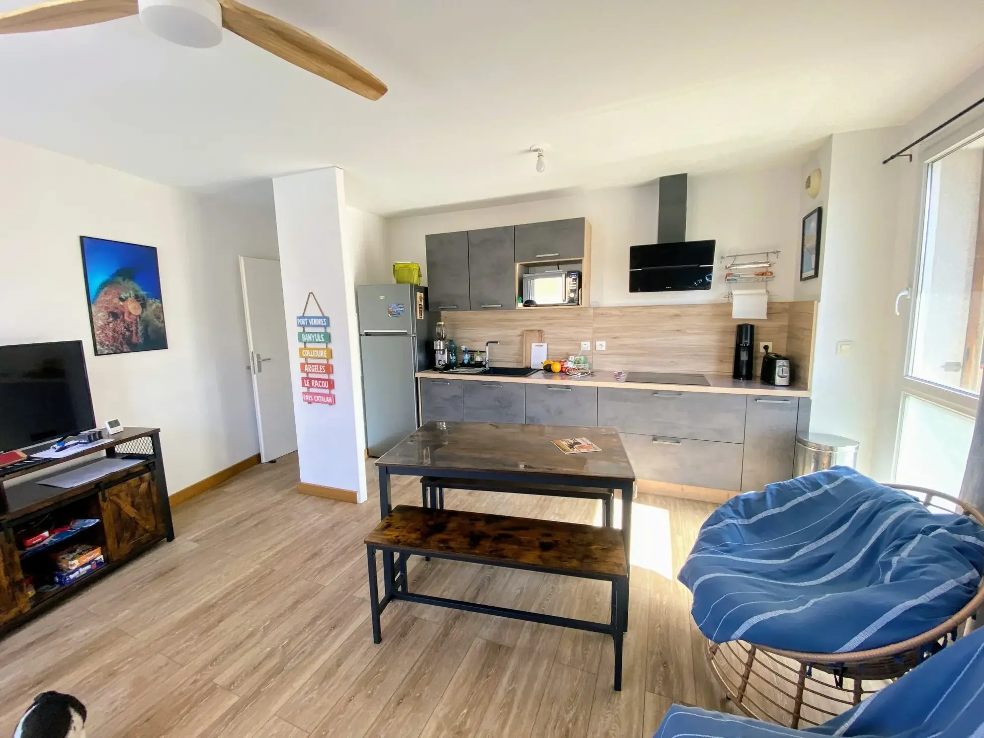 Appartement 3 pièces à vendre à Port-Vendres avec terrasse et parking sécurisé 