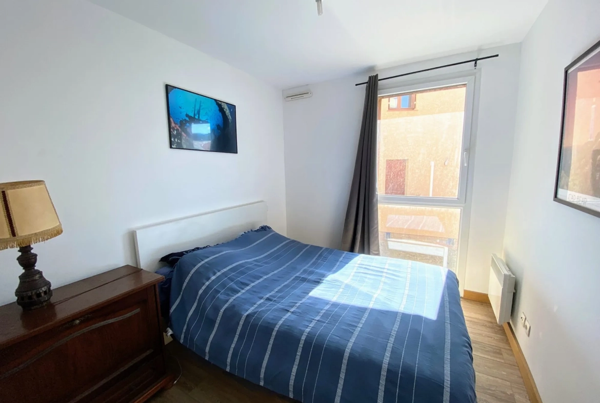 Appartement 3 pièces à vendre à Port-Vendres avec terrasse et parking sécurisé 