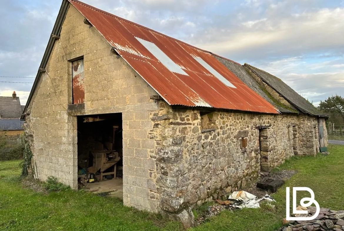 Longère à rénover avec petite maison attenante à Le Petit Fougeray près de Rennes 