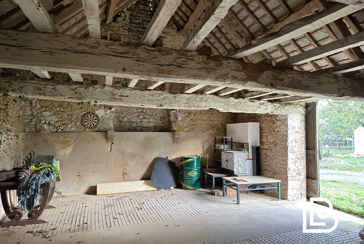 Longère à rénover avec petite maison attenante à Le Petit Fougeray près de Rennes 
