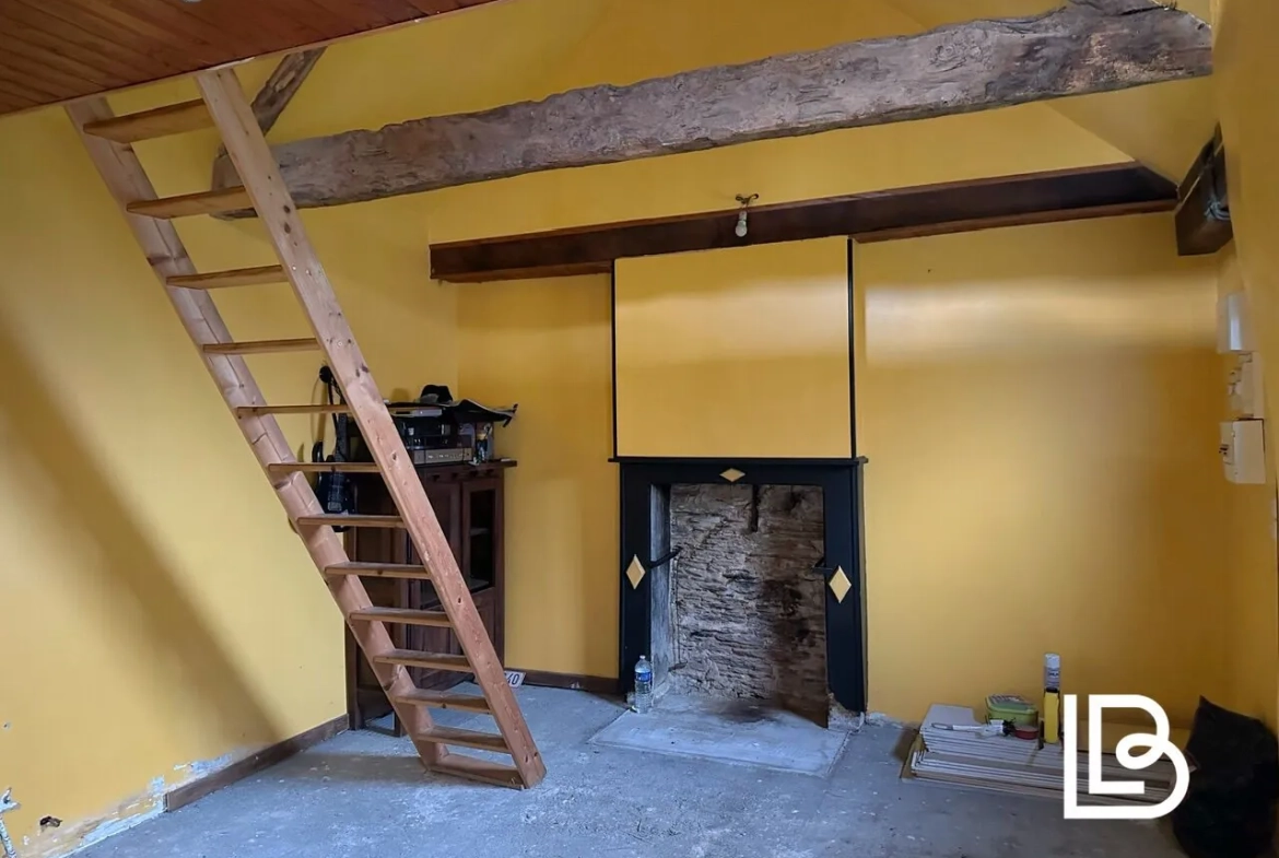 Longère à rénover avec petite maison attenante à Le Petit Fougeray près de Rennes 