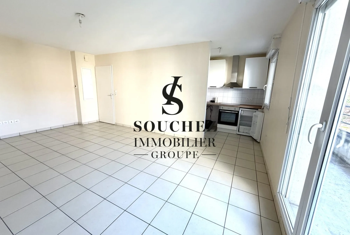 Appartement 2 pièces avec terrasse et parking sécurisé à Lens 