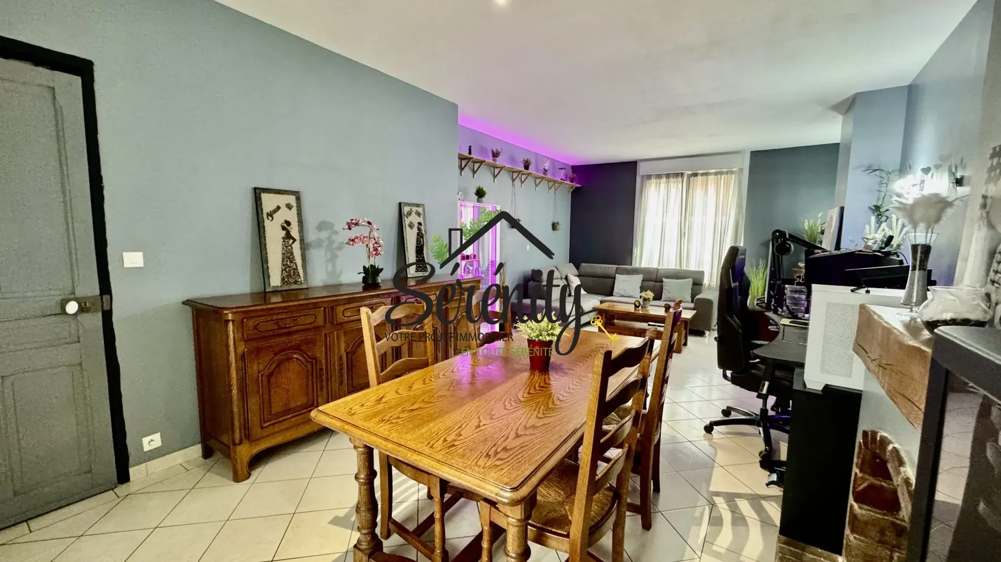 Maison à vendre à Cambrai – 3 chambres, jardin, cave, proximité Auchan 