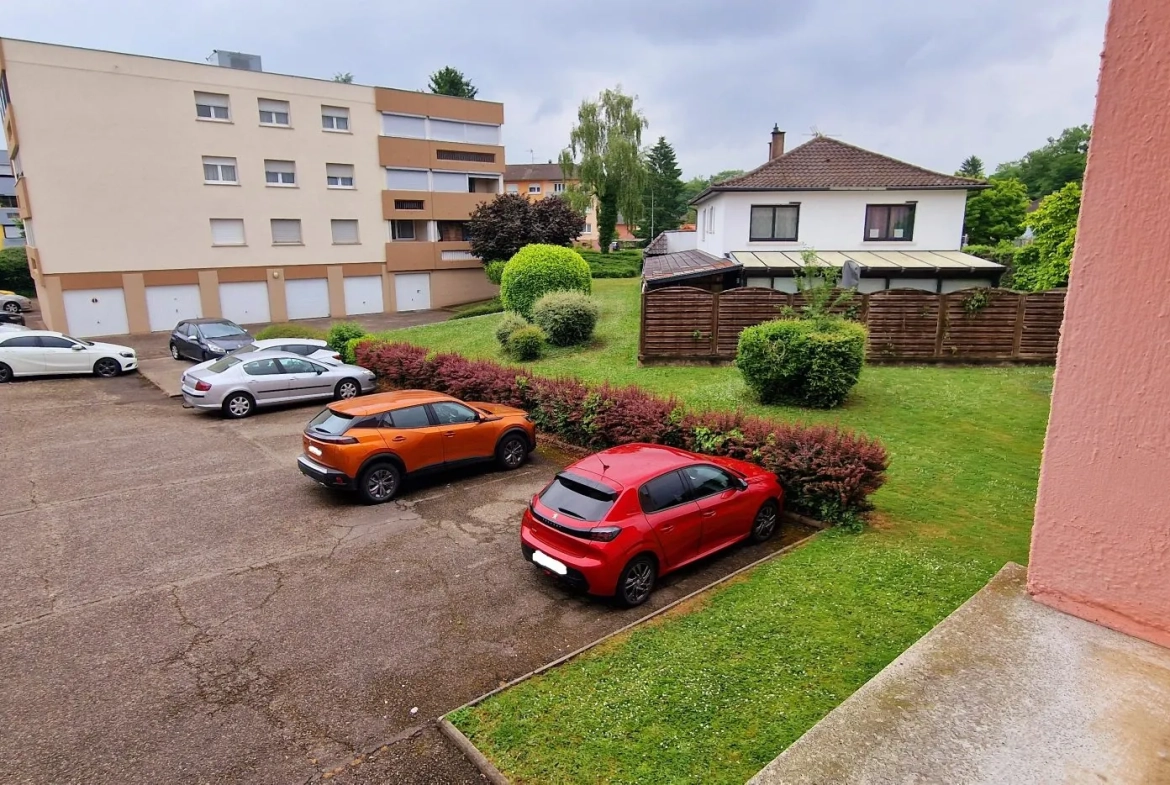 Appartement F3 à Gerstheim avec Vue sur la Nature et Balcon - 65 m² 