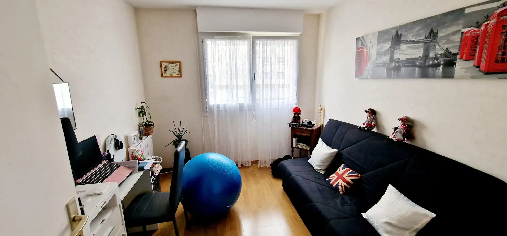 Appartement F3 à Gerstheim avec Vue sur la Nature et Balcon - 65 m² 