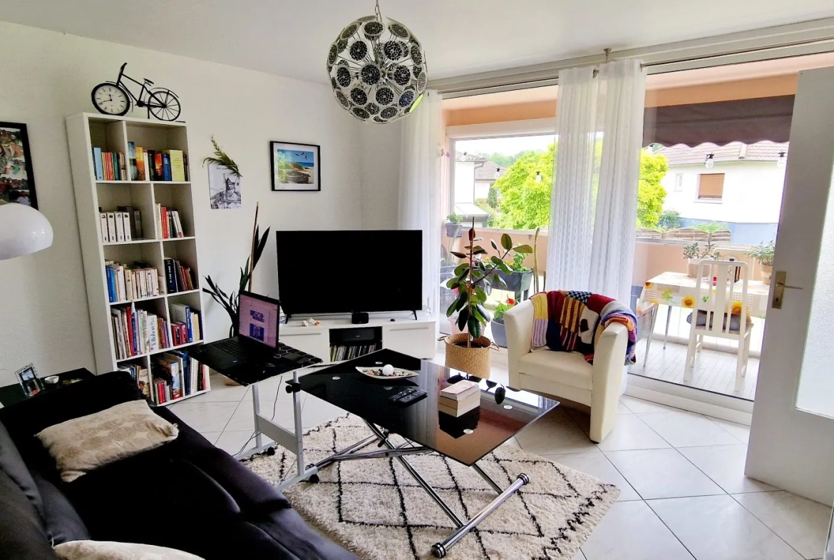 Appartement F3 à Gerstheim avec Vue sur la Nature et Balcon - 65 m² 