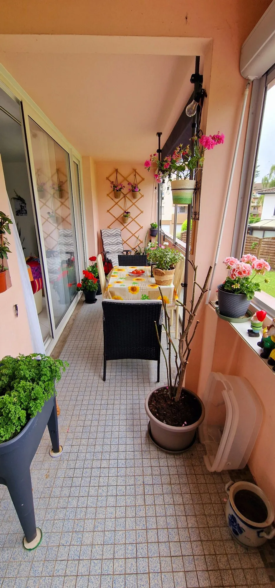 Appartement F3 à Gerstheim avec Vue sur la Nature et Balcon - 65 m² 