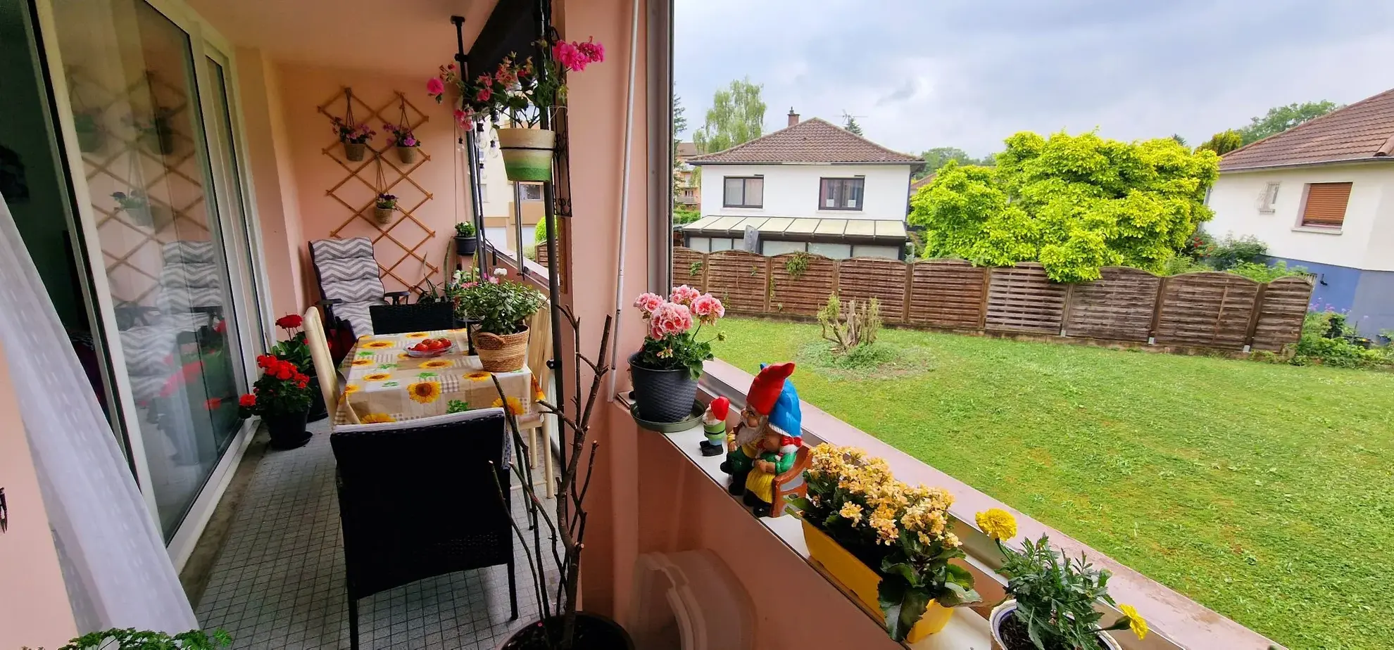 Appartement F3 à Gerstheim avec Vue sur la Nature et Balcon - 65 m² 