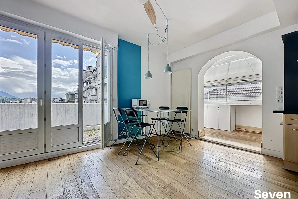Appartement lumineux de 51 m² avec terrasse à Grenoble - Idéal premier achat ou investissement 
