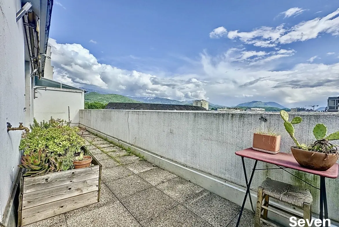 Appartement lumineux de 51 m² avec terrasse à Grenoble - Idéal premier achat ou investissement 