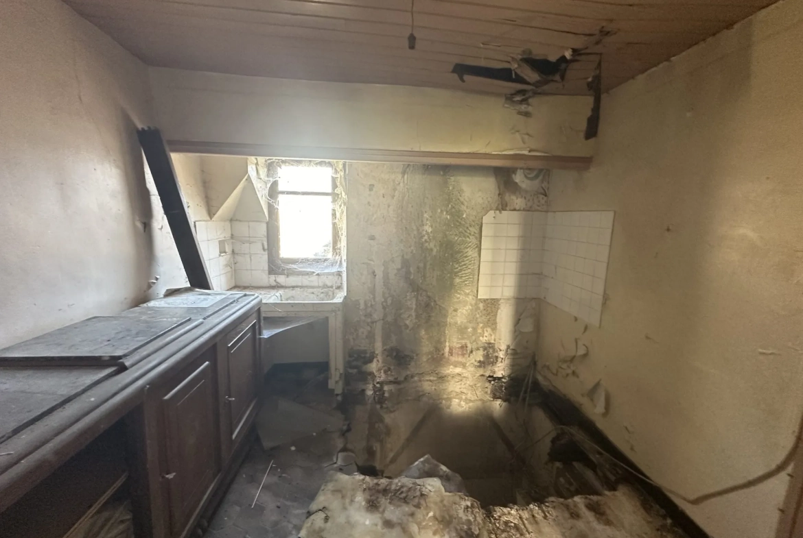 Maison à rénover à Lacaune - 68m², 2 chambres, potentiel de rénovation 