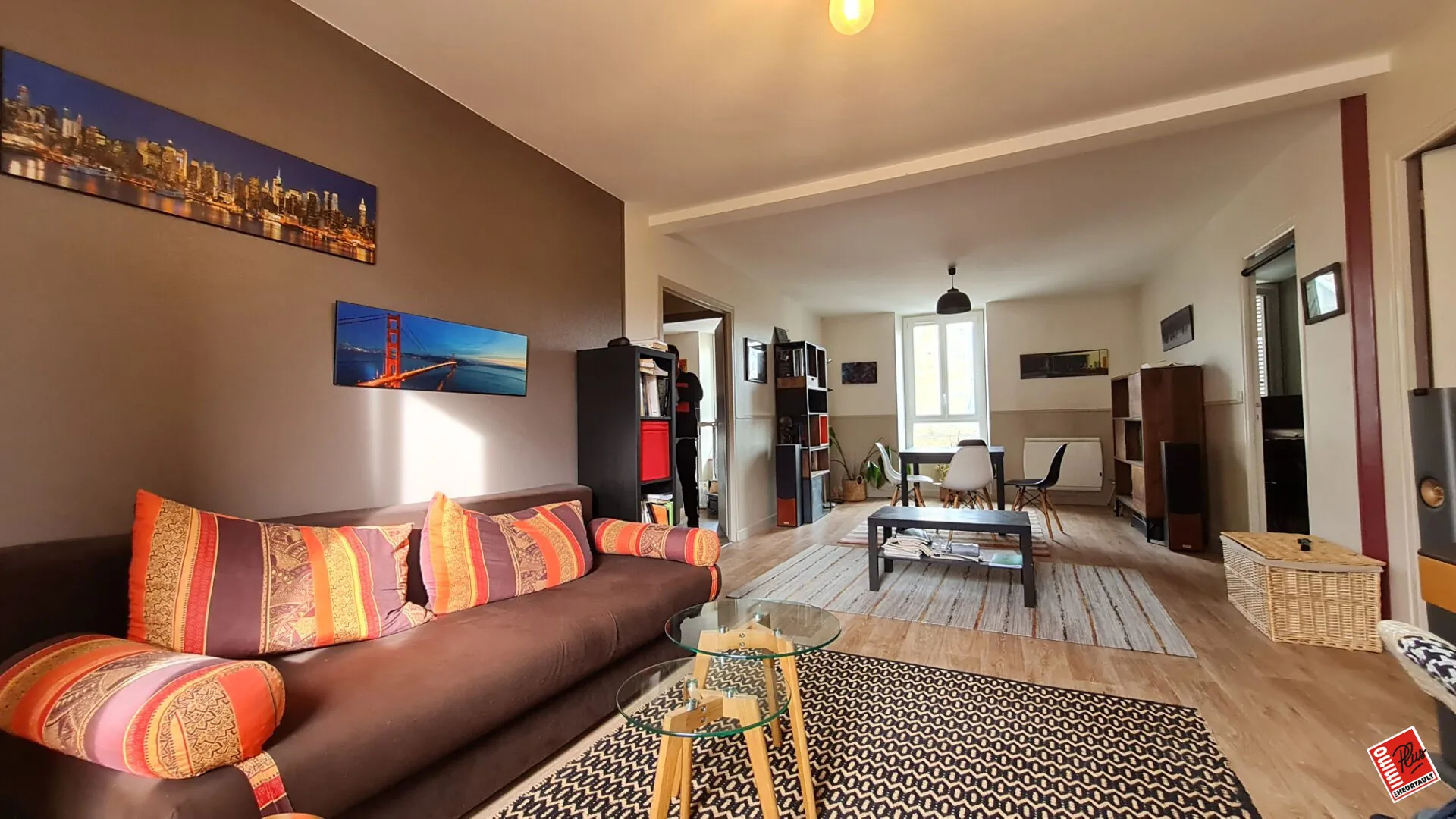 Appartement traversant de 73 m² à Saint-Brieuc avec cave et parking 
