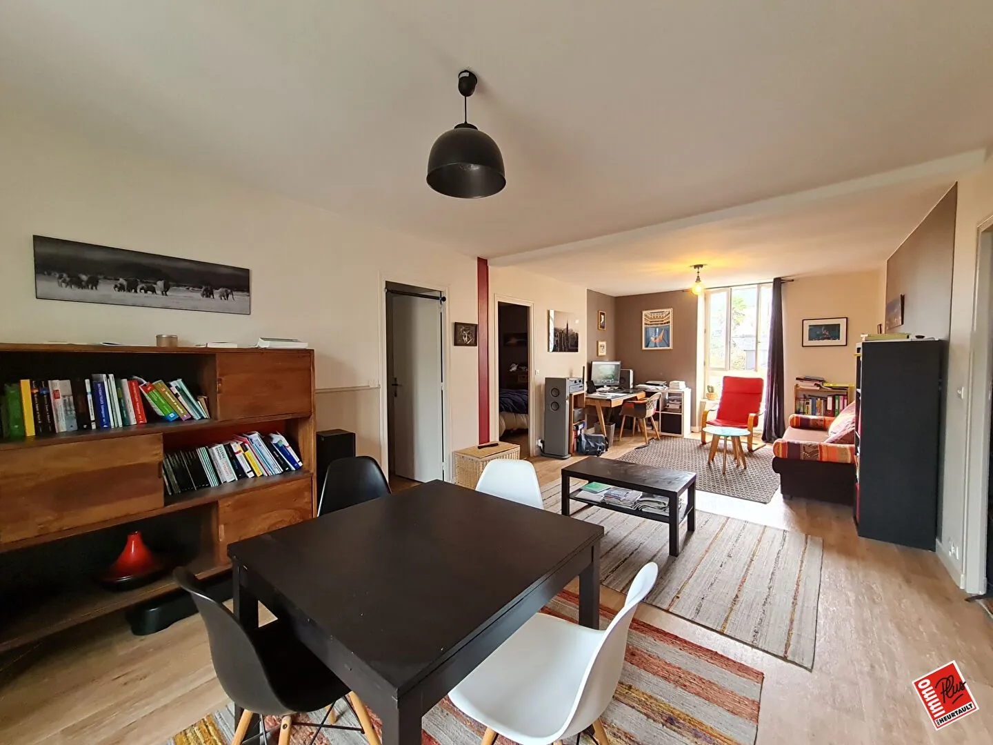 Appartement traversant de 73 m² à Saint-Brieuc avec cave et parking 