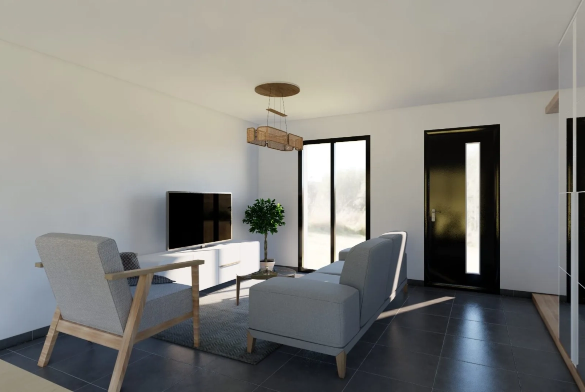Maison neuve à construire à Mazirot - Modèle AMARYLLIS, maison de plain-pied personnalisée 